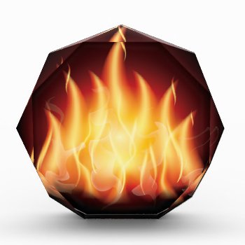 Campfire Flame Fire Award by esoticastore at Zazzle