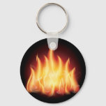 Campfire Flame Fire Keychain at Zazzle