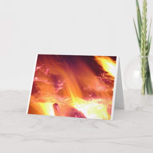 Campfire Holiday Card (Front)