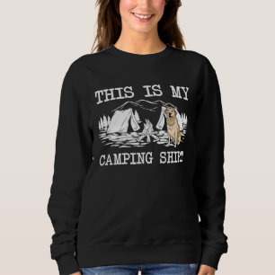 Campfire Labrador Retriever Dog This Is My Camping Sweatshirt
