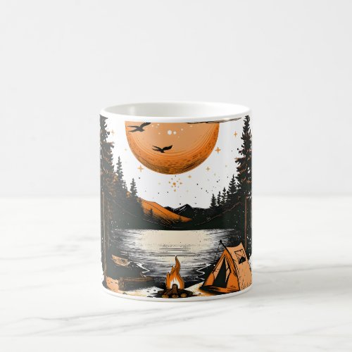 Campfire Memories _ Vintage Summer Camp Coffee Mug