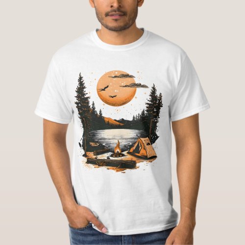 Campfire Memories _ Vintage Summer Camp T_Shirt