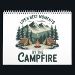 Campfire Moments Rustic Calendar<br><div class="desc">Stay inspired all year with the Campfire Moments Rustic Calendar,  featuring 12 months of cozy campfire scenes,  majestic mountains,  and towering pine forests. Perfect for planning camping trips,  tracking adventures,  or decorating cabins,  this calendar brings the peace of the outdoors into your home or office.</div>