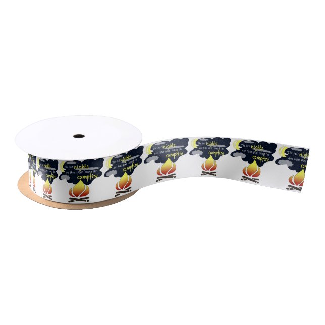 Campfire Nights Satin Ribbon (Spool)