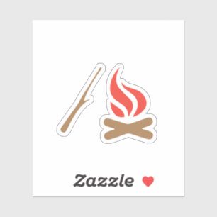 Campfire Nights Sticker
