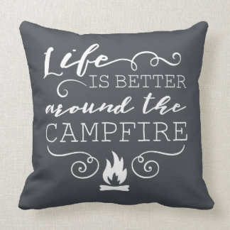 Campfire pillow