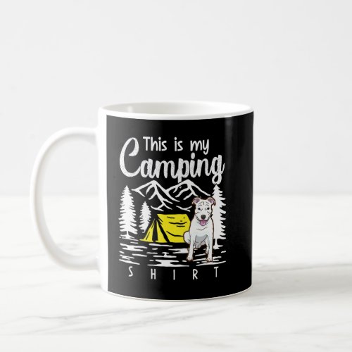 Campfire Pitbull This Is My Camping  Coffee Mug