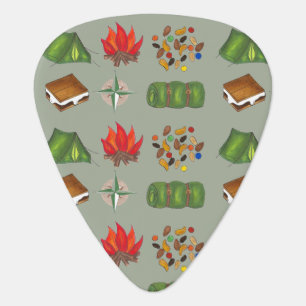 Campfire Singalong Summer Camp Camping Guitar Pick