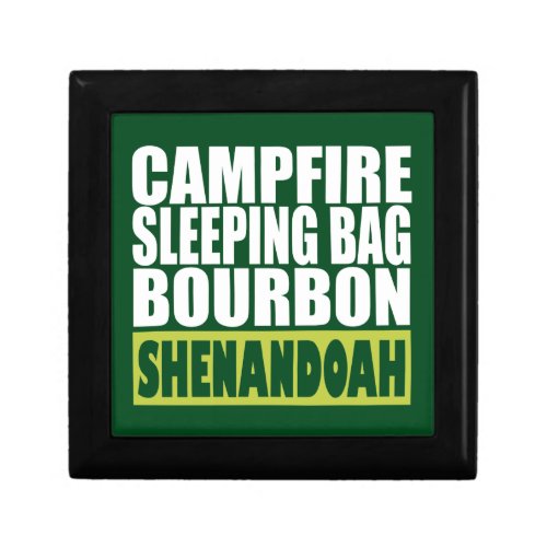 Campfire Sleeping Bag Bourbon Shenandoah Gift Box