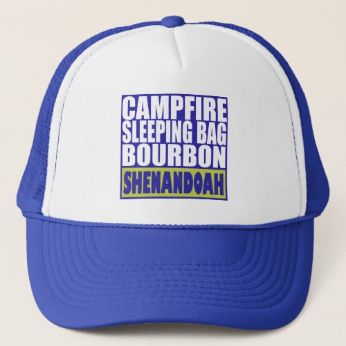 Campfire Sleeping Bag Bourbon Shenandoah Trucker Hat