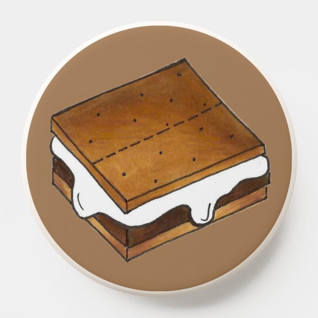 Campfire S'mores Chocolate Toasted Marshmallow PopSocket (Popsocket)