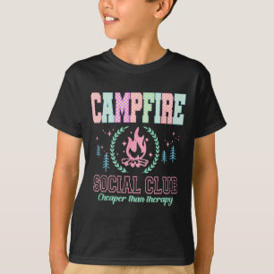 Campfire Social Club Funny Camping Lover T-Shirt