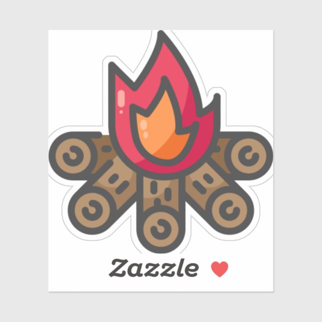 campfire sticker (Sheet)