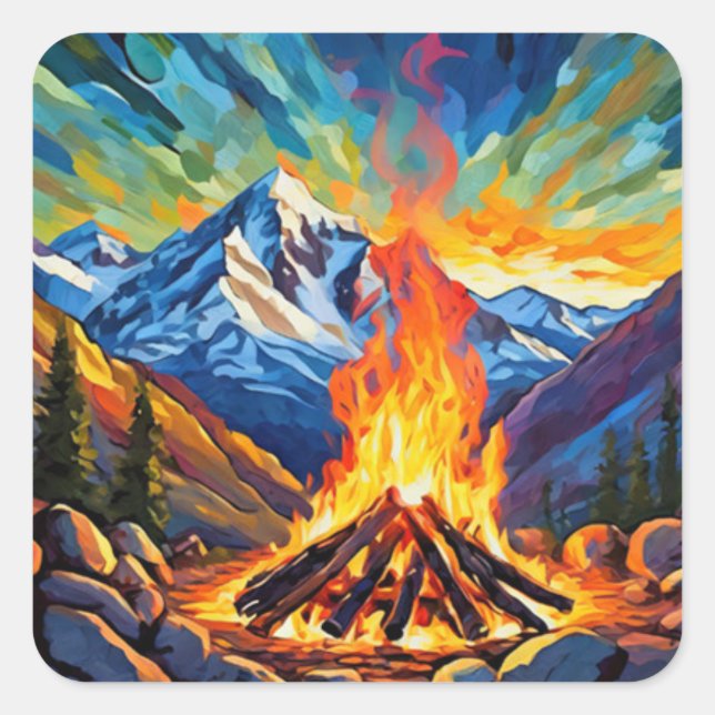 Campfire sticker (Front)