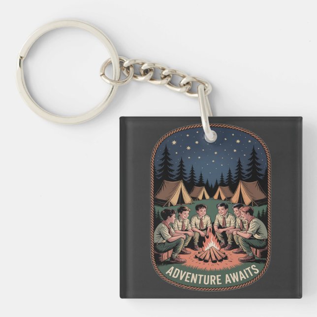 Campfire Tales Keychain (Front)