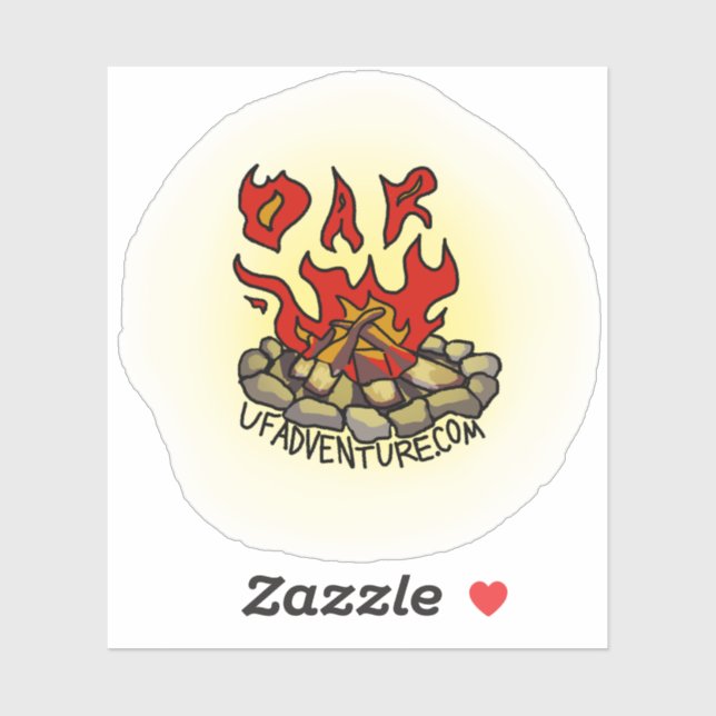 Campfire Vinyl Sticker (Sheet)