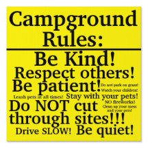 Campground Rules