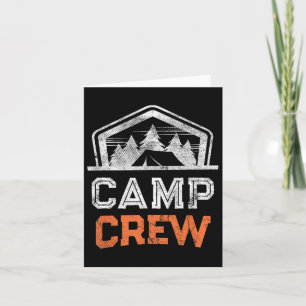Campground Staff Camp Crew Summer Cousins Camping Card