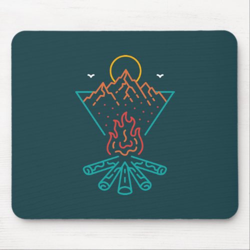 Campifire is Calling Mouse Pad