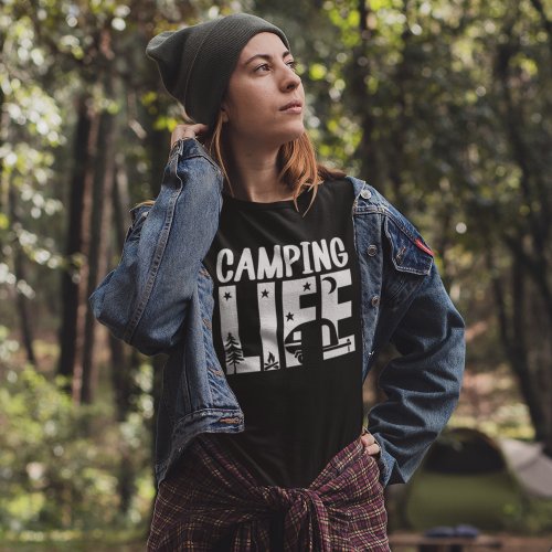 Campin Life Funny Camping Lovers T_Shirt