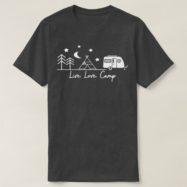 Camping 25 T-Shirt (Design Front)