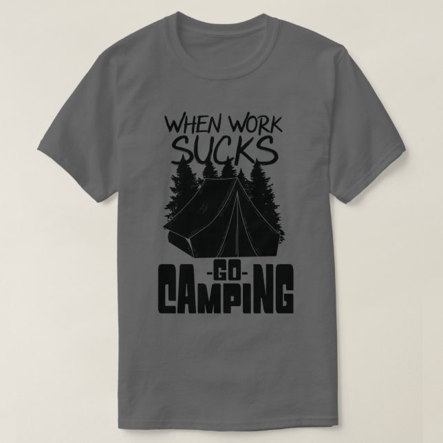Camping 5 T-Shirt (Design Front)