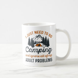 Camping Adult Problems Coffee Mug