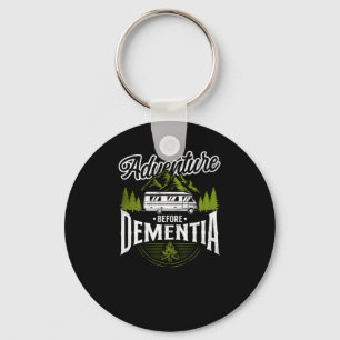 Camping Adventure Before Dementia Motorhome Keychain