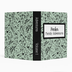 Camping Adventure Family Travel Mini Binder
