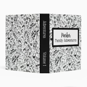 Camping Adventure Family Travel Mini Binder