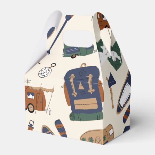 Camping Adventure  Favor Boxes