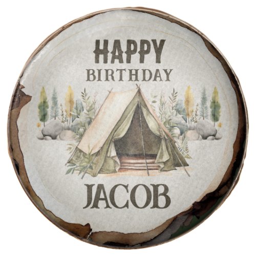 Camping Adventure Kids Birthday Party Chocolate Covered Oreo