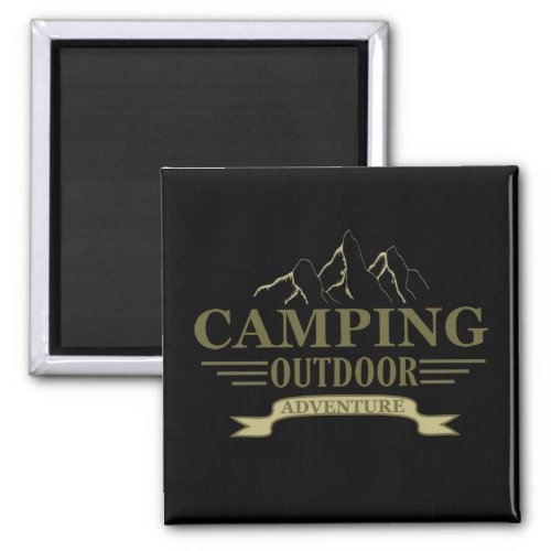 camping adventure magnet