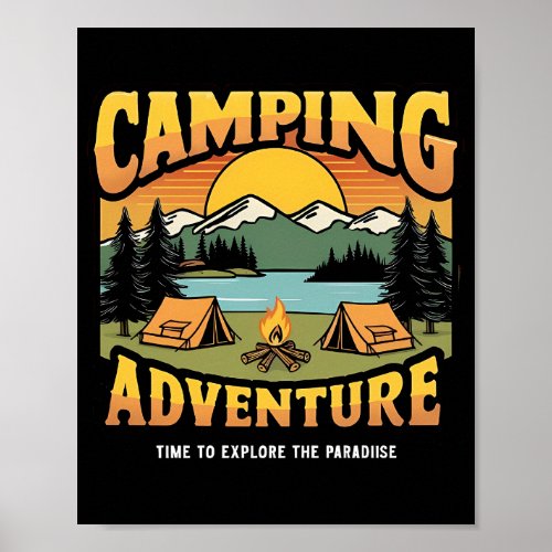 Camping Adventure  Poster