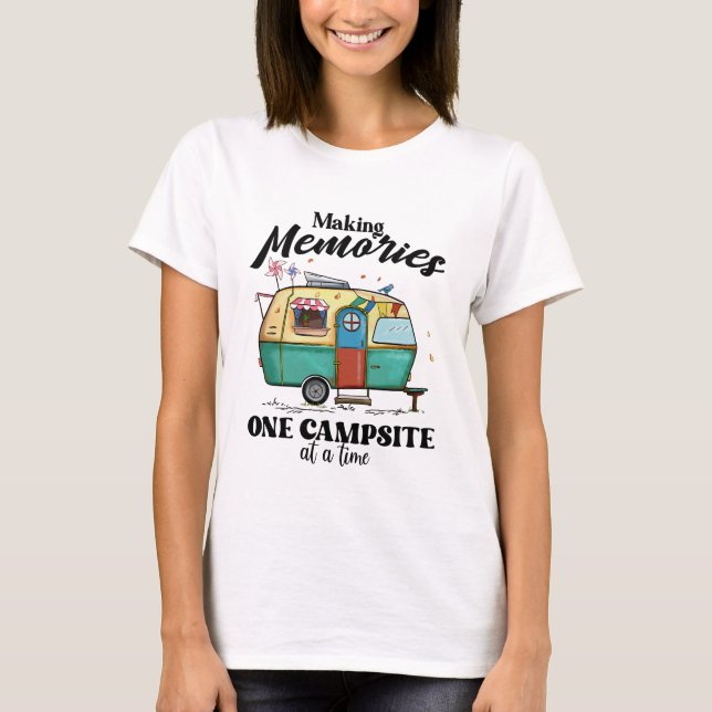 Camping Adventure Saying T-Shirt (Front)
