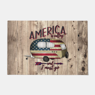 Camping America Is Calling And I must Go Doormat