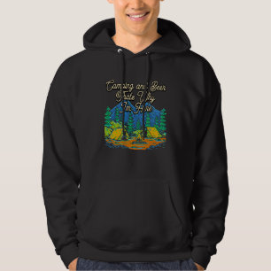 Camping and Beer Camper Drinking Camp Drinker Beer Hoodie