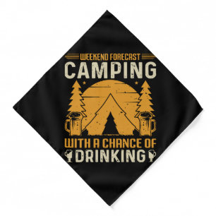 Camping and drinking bandana