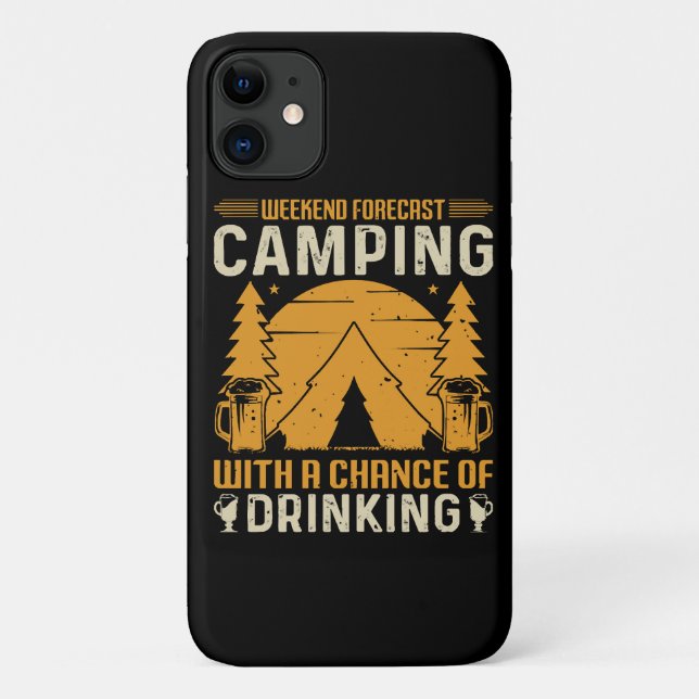 Camping and drinking Case-Mate iPhone case (Back)
