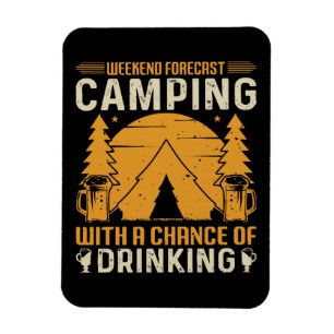 Camping and drinking magnet