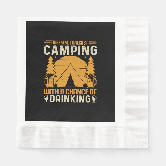 Camping and drinking napkins (Front)