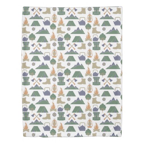 Camping and Outdoor Gear Campers Patterned Duvet Cover