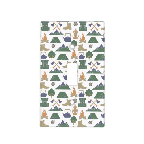 Camping and Outdoor Gear Campers Patterned Light Switch Cover