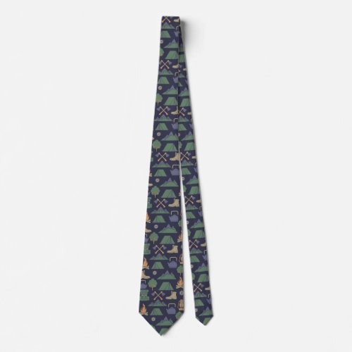 Camping and Outdoor Gear Campers Patterned Neck Tie