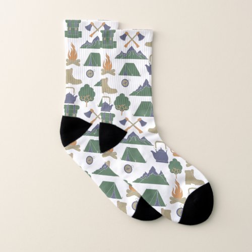 Camping and Outdoor Gear Campers Patterned Socks