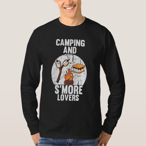 Camping And Smore Lovers T_Shirt