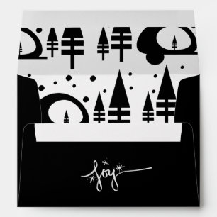 Camping and Trees Christmas Joy Envelope