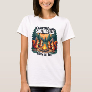 Camping Animal Funny T-shirt