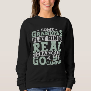 Camping Apparel Camper Outdoor Travel for Grandpa  Sweatshirt