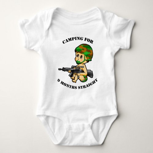 Camping Baby Baby Bodysuit